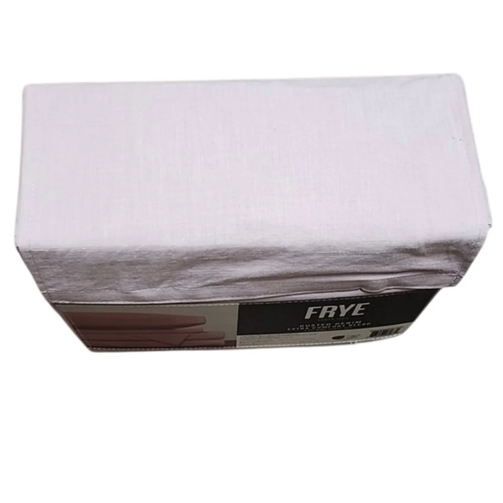 Frye Dusted Denim Extra Comfort Blend 4 Piece King Sheet Set In Soft Pink - New